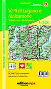 (Land)Karte Valli de Lugano e Malcantone 1:25 000 von 