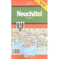 gefaltete (Land)Karte Neuchâtel Le Grand 20000 von 