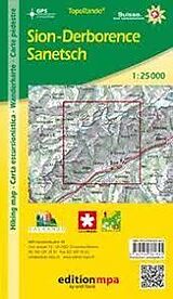 (Land)Karte Sion-Derborence Sanetsch 1:25 000 von 