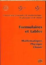 Broschiert Formulaires et tables von 