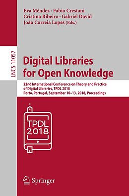 E-Book (pdf) Digital Libraries for Open Knowledge von 