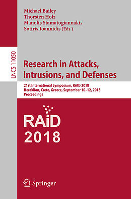 eBook (pdf) Research in Attacks, Intrusions, and Defenses de 