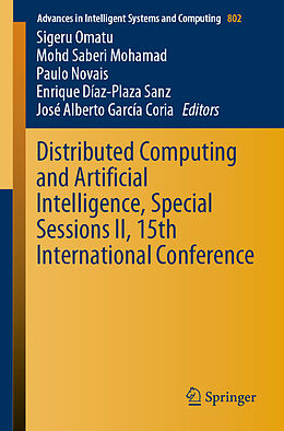 Kartonierter Einband Distributed Computing and Artificial Intelligence, Special Sessions II, 15th International Conference von 