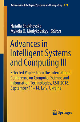 Kartonierter Einband Advances in Intelligent Systems and Computing III von 