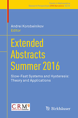 Couverture cartonnée Extended Abstracts Summer 2016 de 