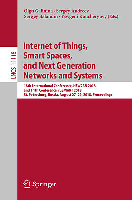 Kartonierter Einband Internet of Things, Smart Spaces, and Next Generation Networks and Systems von 