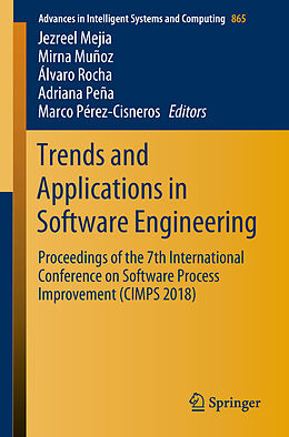 Kartonierter Einband Trends and Applications in Software Engineering von 