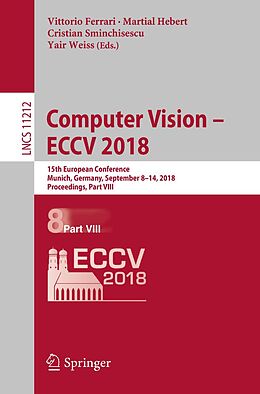 E-Book (pdf) Computer Vision - ECCV 2018 von 