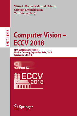 Kartonierter Einband Computer Vision - ECCV 2018 von 
