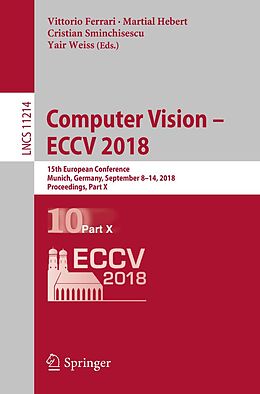 E-Book (pdf) Computer Vision - ECCV 2018 von 