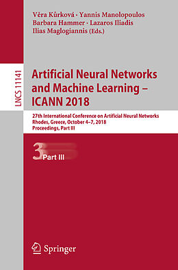 E-Book (pdf) Artificial Neural Networks and Machine Learning - ICANN 2018 von 