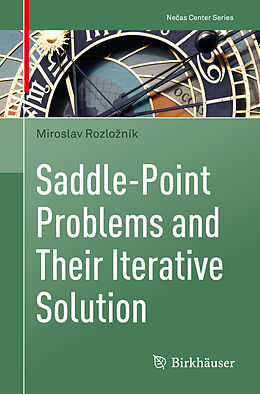 Couverture cartonnée Saddle-Point Problems and Their Iterative Solution de Miroslav Rozlo ník