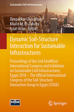 Couverture cartonnée Dynamic Soil-Structure Interaction for Sustainable Infrastructures de 
