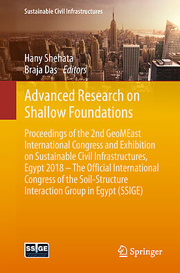 Couverture cartonnée Advanced Research on Shallow Foundations de 