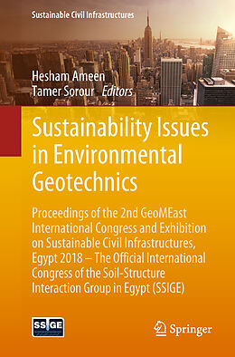 Couverture cartonnée Sustainability Issues in Environmental Geotechnics de 