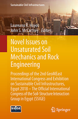 Couverture cartonnée Novel Issues on Unsaturated Soil Mechanics and Rock Engineering de 