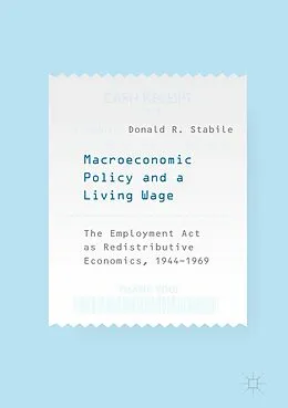 E-Book (pdf) Macroeconomic Policy and a Living Wage von Donald R. Stabile