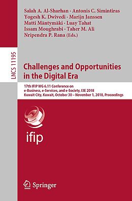 E-Book (pdf) Challenges and Opportunities in the Digital Era von 