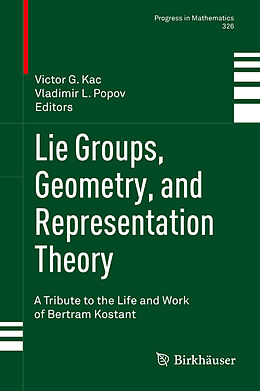 Livre Relié Lie Groups, Geometry, and Representation Theory de 