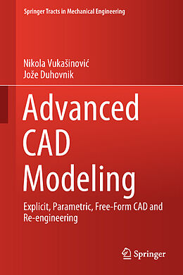 Livre Relié Advanced CAD Modeling de Jo e Duhovnik, Nikola Vuka inovi 