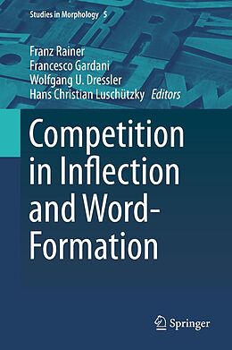 eBook (pdf) Competition in Inflection and Word-Formation de 