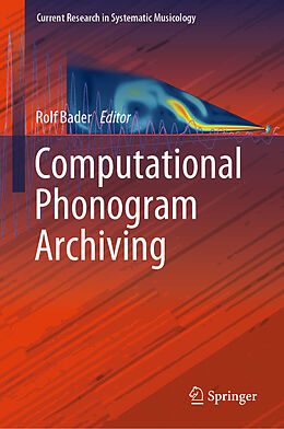 Livre Relié Computational Phonogram Archiving de 