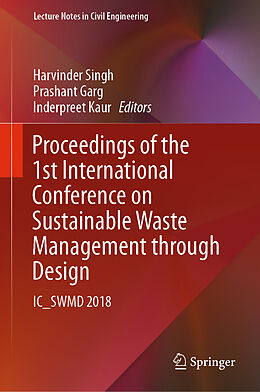 E-Book (pdf) Proceedings of the 1st International Conference on Sustainable Waste Management through Design von 