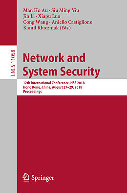 E-Book (pdf) Network and System Security von 
