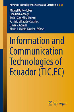 Kartonierter Einband Information and Communication Technologies of Ecuador (TIC.EC) von 