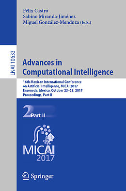 Couverture cartonnée Advances in Computational Intelligence de 