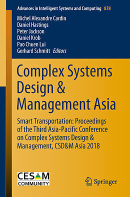 Kartonierter Einband Complex Systems Design & Management Asia von 