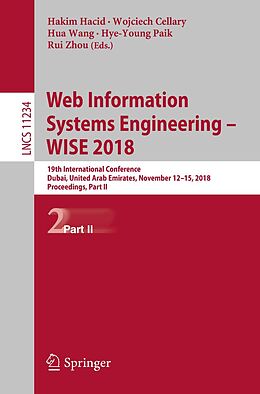 E-Book (pdf) Web Information Systems Engineering - WISE 2018 von 