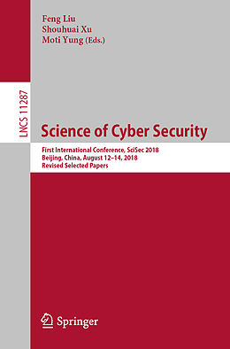 Kartonierter Einband Science of Cyber Security von 