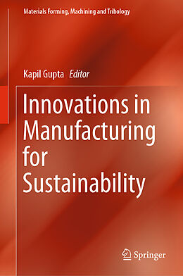 Livre Relié Innovations in Manufacturing for Sustainability de 