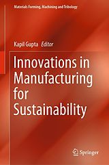 eBook (pdf) Innovations in Manufacturing for Sustainability de 