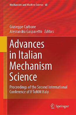 E-Book (pdf) Advances in Italian Mechanism Science von 