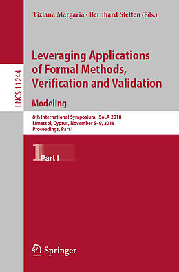 E-Book (pdf) Leveraging Applications of Formal Methods, Verification and Validation. Modeling von 