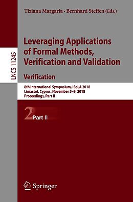 E-Book (pdf) Leveraging Applications of Formal Methods, Verification and Validation. Verification von 