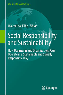 Livre Relié Social Responsibility and Sustainability de 