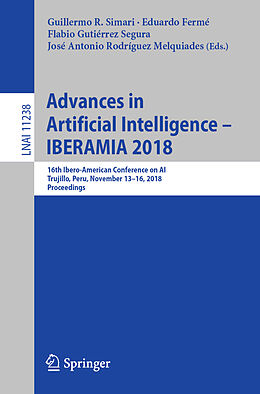 Kartonierter Einband Advances in Artificial Intelligence - IBERAMIA 2018 von 