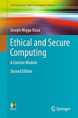 eBook (pdf) Ethical and Secure Computing de Joseph Migga Kizza