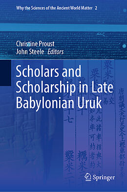 Livre Relié Scholars and Scholarship in Late Babylonian Uruk de 