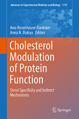Fester Einband Cholesterol Modulation of Protein Function von 