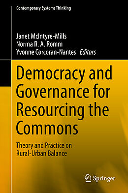 Livre Relié Democracy and Governance for Resourcing the Commons de 