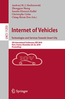 Kartonierter Einband Internet of Vehicles. Technologies and Services Towards Smart City von 