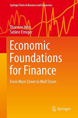 eBook (pdf) Economic Foundations for Finance de Thorsten Hens, Sabine Elmiger