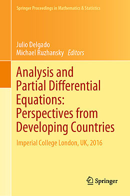 Fester Einband Analysis and Partial Differential Equations: Perspectives from Developing Countries von 