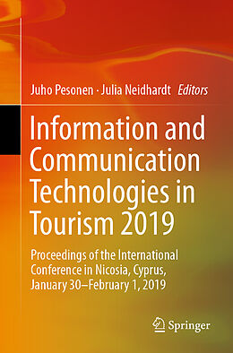 Couverture cartonnée Information and Communication Technologies in Tourism 2019 de 