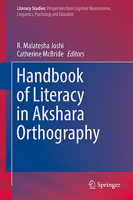 Fester Einband Handbook of Literacy in Akshara Orthography von 