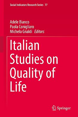 eBook (pdf) Italian Studies on Quality of Life de 